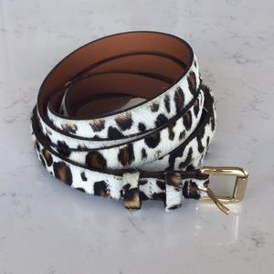 Leopard Print Belt